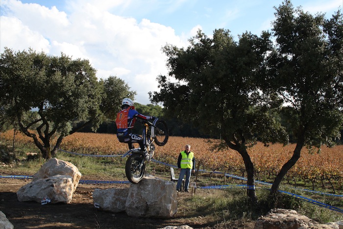 Ferrer au trial de Lançon