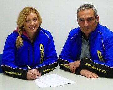 Emma Bristow avec Sherco