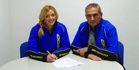 Emma Bristow avec Sherco