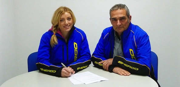 Emma Bristow avec Sherco