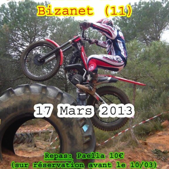 Affiche du trial de Bizanet
