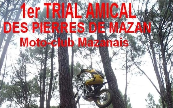 1er trial amical du moto-club mazanais