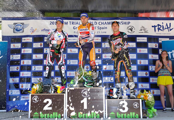 Podium du GP d'Espagne 2013