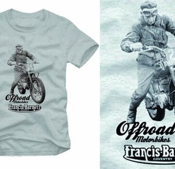 tee shirt francis barnett six days