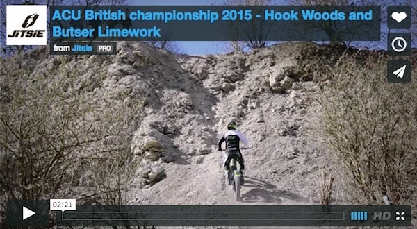 Les pilotes Jitsie au championnat britannique de trial