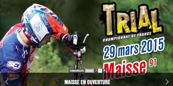 Championnat de France de Trial 2015 à Maisse