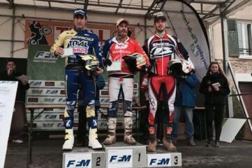 Championnat de France de Trial 2015 à Maisse : Gubian, Ferrer, Dagnicourt