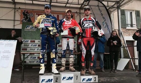 Championnat de France de Trial 2015 à Maisse : Gubian, Ferrer, Dagnicourt