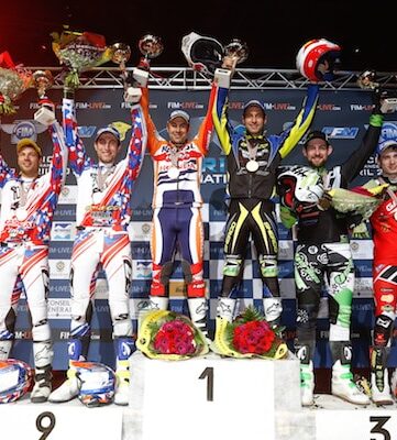 Podium X-Trial des Nations 2015 à Nice
