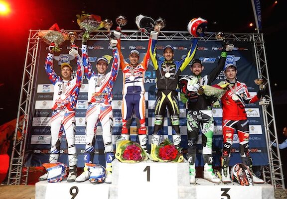 Podium X-Trial des Nations 2015 à Nice