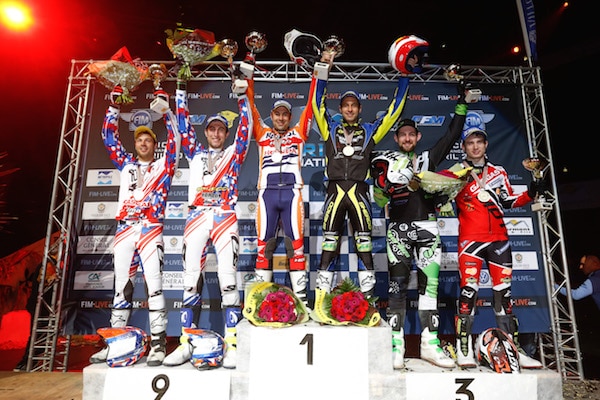 Podium X-Trial des Nations 2015 à Nice