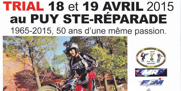 Trial du Puy Ste Réparade 2015