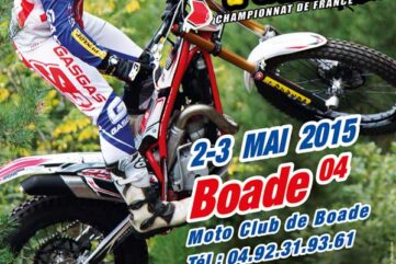 Championnat de France FFM de Trial 2015 à Boade (04) les 2 et 3 mai 2015