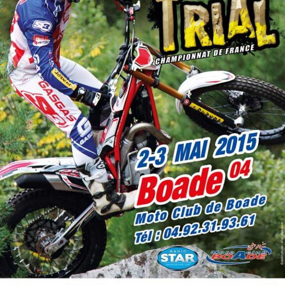 Championnat de France FFM de Trial 2015 à Boade (04) les 2 et 3 mai 2015