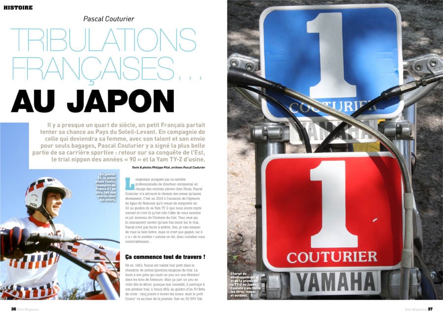 Pascal Couturier dans Trialmag #74