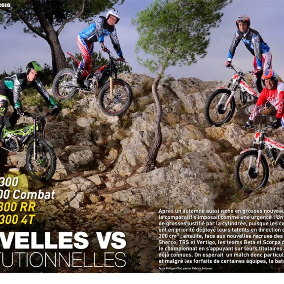 Comparatif trial 300 2016