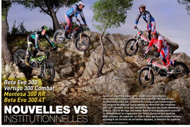 Comparatif trial 300 2016