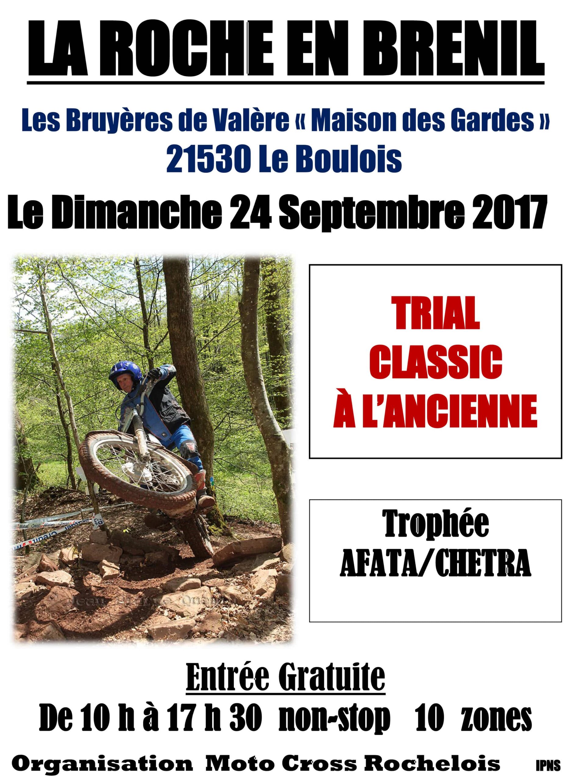 trial la roche en brénil 2017