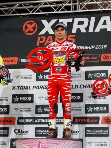 Podium XTrial de Paris : Busto - Raga - Fuji