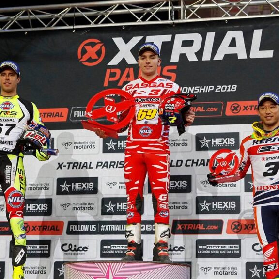 Podium XTrial de Paris : Busto - Raga - Fuji