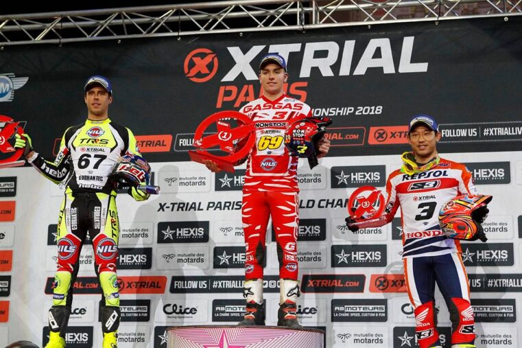 Podium XTrial de Paris : Busto - Raga - Fuji
