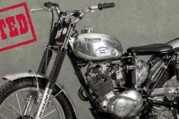 Triumph Cub volée