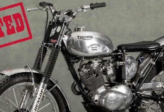 Triumph Cub volée