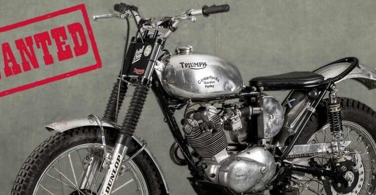 Triumph Cub volée