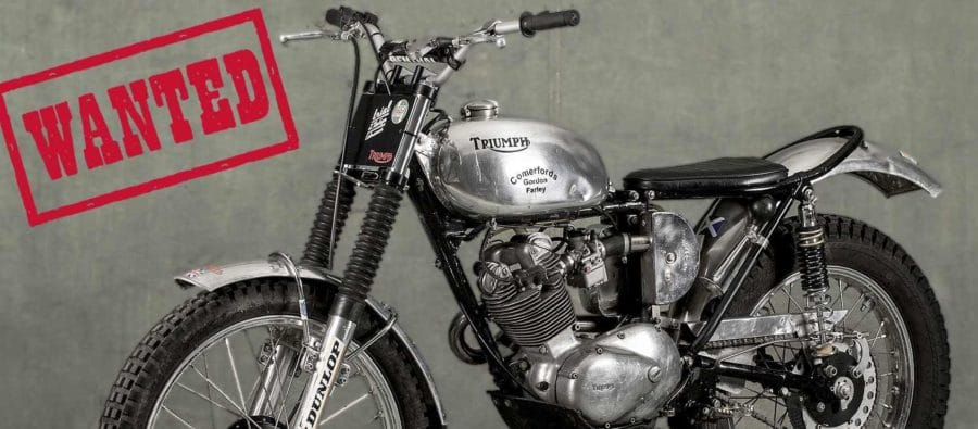 Triumph Cub volée