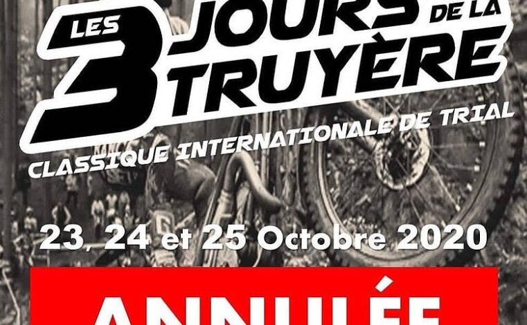 Pluie d'annulations