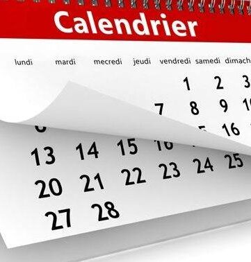 Calendrier AFATA 2021