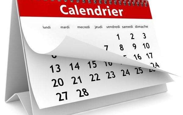 Calendrier AFATA 2021