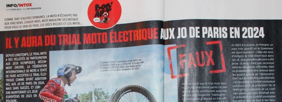 Pas de trial aux JO