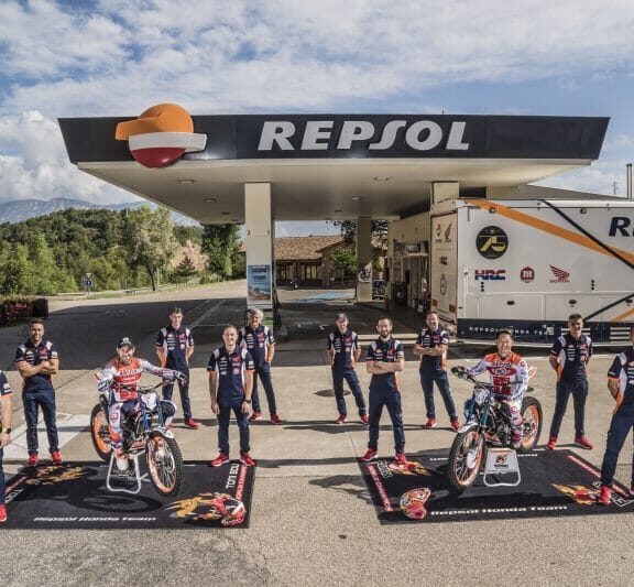 Team Repsol Honda trial