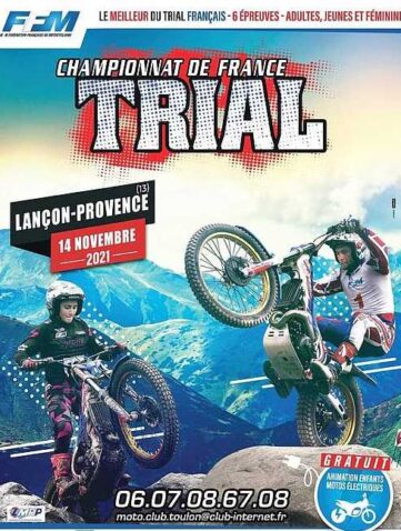 Championnat de France de trial à Lançon-Provence