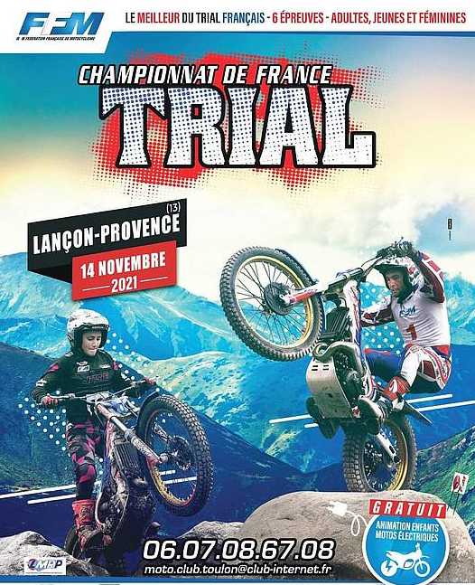 Championnat de France de trial à Lançon-Provence
