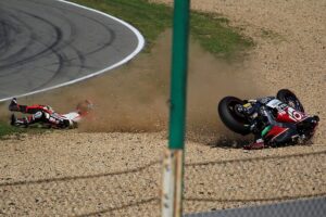 Chute moto