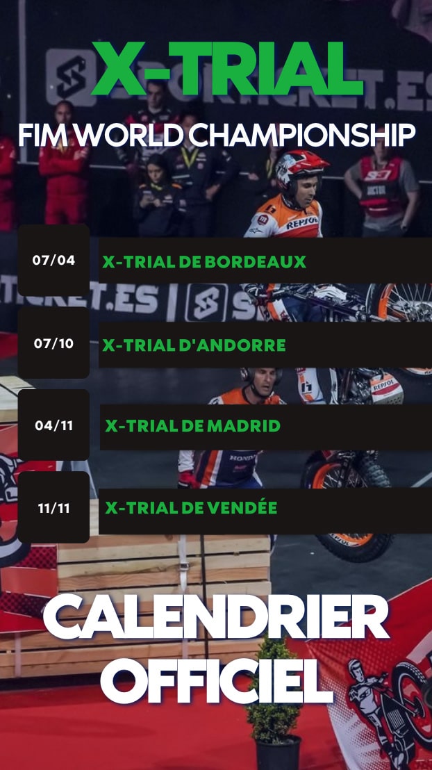 Calendrier X-Trial