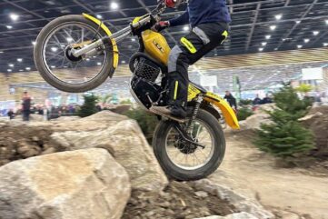 Trial vintage salon du 2 roues Lyon 2024