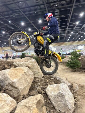 Trial vintage salon du 2 roues Lyon 2024