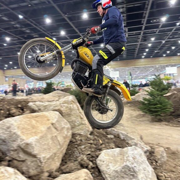 Trial vintage salon du 2 roues Lyon 2024