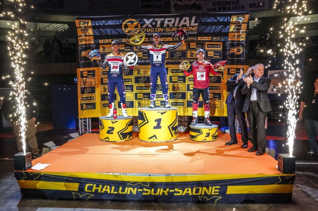 Podium X-Trial Chalon sur Saône