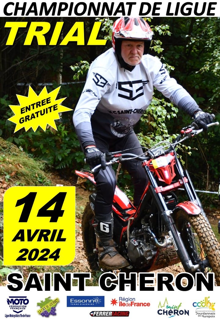 Affiche Trial de Saint Chéron
