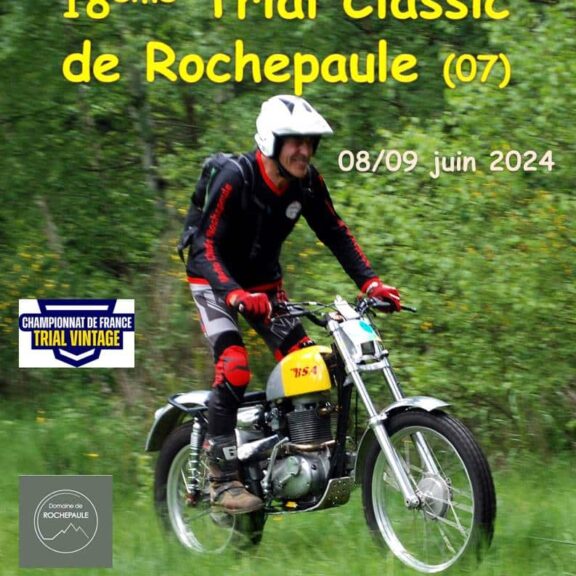 Affiche Trial Classic Rochepaule