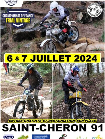 Affiche Vintage Saint Chéron