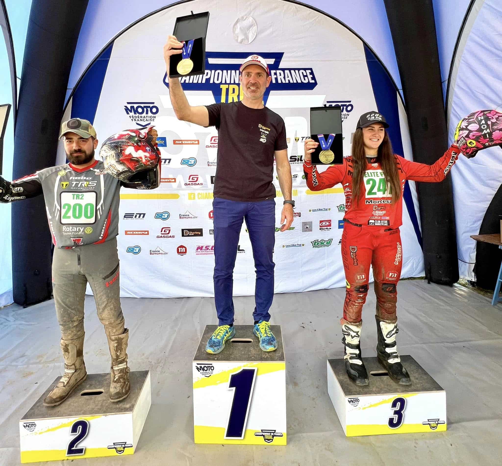 Podium TR2Photo : Trial-Club