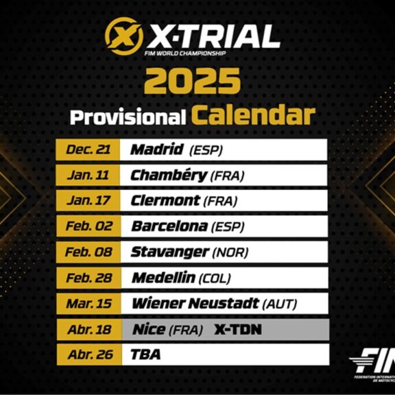 Calendrier X Trial