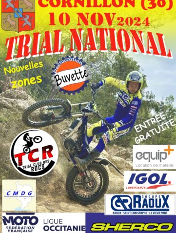 Affiche Trial de Cornillon
