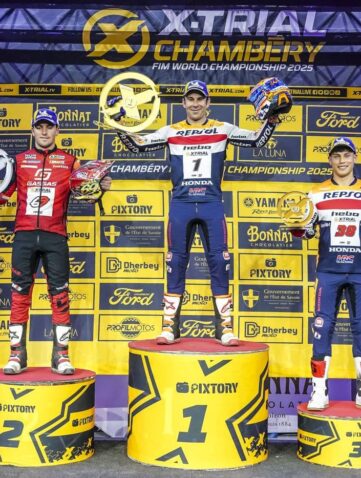 Podium X-Trial Chambéry