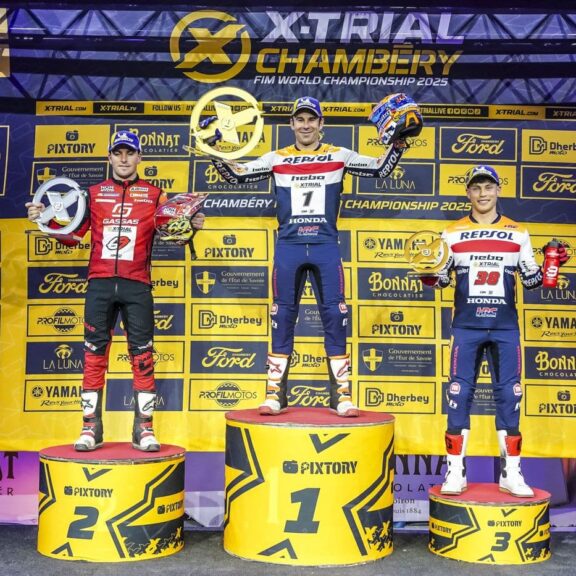 Podium X-Trial Chambéry